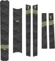 Kit de protección de cuadro Slicy Custom Asphalt Gris / Amarillo brillante