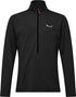 Forro polar Salewa Puez Cammino Polarlite 1/2 Cremallera Negro para hombre