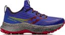 Saucony Endorphin Trail Blue Red Mens Trail Running Shoes