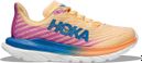 Chaussures de Running Femme Hoka Mach 5 Orange Rose Bleu