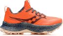 Saucony Endorphin Trail Campfire Orange Blue Women's Trail Running Shoes