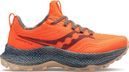 Saucony Endorphin Trail Campfire Orange Blue Mens Trail Running Shoes