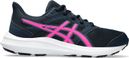 Chaussures Running Asics Jolt 4 GS Bleu/Rose Enfant 