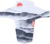 Slicy MTB Front Hakuba Mudguard White / Red