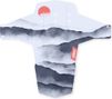 Guardabarros Delantero Slicy MTB Hakuba Blanco / Rojo