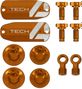 Customisation Kit for Hope Tech 4 V4 Brakes Orange