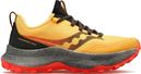 Saucony Endorphin Trail Shoes Yellow Red Women's