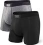 Saxx Boxers (Pack of 2) Ultra Black Gray