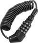 Antivol de Casque Mini Antivol à Code 4 Chiffres - noir