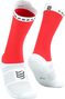 Chaussettes Compressport Pro Racing v4.0 Bike Rouge/Blanc