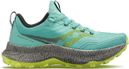 Saucony Endorphin Trail Trail Running Shoes Green Yellow Women