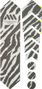 ALL MOUNTAIN STYLE Frame Guard Kit - 9 pcs - Zebra