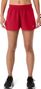 Asics Core Damen-Shorts mit Seitenschlitz, rot