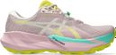 Asics Trabuco 14 Women's Pink/Green Trail Shoes