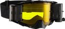 Leatt Velocity 6.5 Roll Off Black / Gray Mask - Yellow Screen