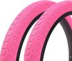 2x pneus BMX KENDA 20 pouces x 1 95 pouces rose