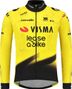 Team Visma Langarmtrikot | Lease a Bike Gelb 2026