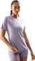 T-shirt fitness manches courtes femme Pulau Pourpre