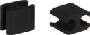 Confezione da 10 clip Duo Elvedes Nero 5 mm e 2,5 mm