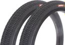 2x pneus BMX KENDA Kiniption 20 pouces x 2 10 pouces noir