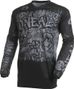 O'neal Element Rancid Langarm-Trikot Schwarz/Grau für Herren