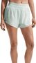 Pantaloncini Nike AeroSwift 3in con spacco, verde, da donna