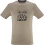 T-Shirt Millet Chamonix Logo Beige Homme