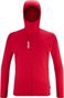 Uomo Red Millet Fusion Grid Hoodie Polare