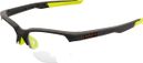 100% Sportcoupe Soft Tact Cool Grey / Yellow - Lenti trasparenti fotocromatiche