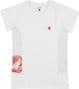 Dames Lagoped Teetrek Wit/Roze Technisch T-shirt