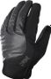 Guantes de ciclismo cromados de peso medio negro