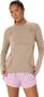 Asics Road Seamless Beige Women's Running T-Shirt