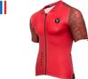 Maillot Manches Courtes LeBram Loze Rouge Coupe Aero