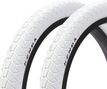 Set de pneus BMX KENDA 20 pouces x 1 95 pouces blanc KHE