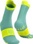 Chaussettes Compressport Pro Racing Socks v4.0 Trail Bleu/Jaune