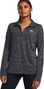 Camiseta Under Armour Tech  Negra 1/2 Cremallera Mujer