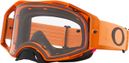 Gafas Moto Oakley Airbrake MX Naranja Transparente