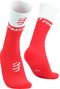 Chaussettes Compressport Mid Compression V2.0 Rouge/Blanc 