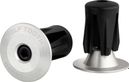 Embouts de Guidon Wolf Tooth Alloy Bar End Plugs Argent