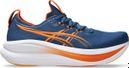 Asics Gel-Nimbus 28 Running Shoes, Blue/Orange, Men's