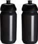 2x Bidons 500 ml - Noir transparent