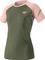 Dynafit Alpine Pro Khaki/Rose Women's short sleeve jersey