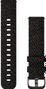 Garmin 20mm Nylon Quick Release Bands Black Pepper Woven