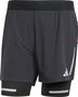 Adidas Run Ultimate 2 in 1 Korte Broek Zwart Heren