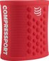 Bandeaux poignet Compressport Sweatbands 3D.Dots (Paire) Rouge/Blanc