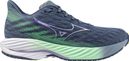 Chaussures Running Mizuno Wave Rider 28 Bleu/Vert Femme