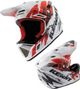 Casco Integrale Kenny Decade Graphic Trash Bianco/rosso