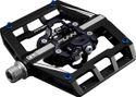 Pair of Funn Mamba GRS Double-Sided SPD Clipless Pedals with Cages, Black