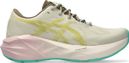 Asics Novablast 5 TR Women's Running Shoes in Beige/Pink/Green