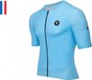 Maillot Manches Courtes LeBram Allos Bleu Ciel Coupe Ajustée